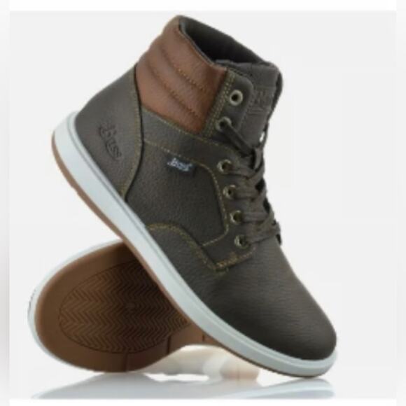 Sz. 8 - BASS  Mens Lace-Up Walking Boots Streetwear Ankle Boots, Gorpcore NWOT - Picture 1 of 15